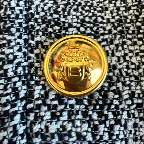 NWT! ARITZIA Babaton Frances Black White Tweed Jacket Blazer Buttons Size M - Picture 6 of 13